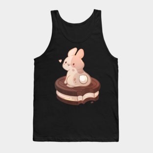 Chocolate Sandwich Cookie Bunny Tank Top